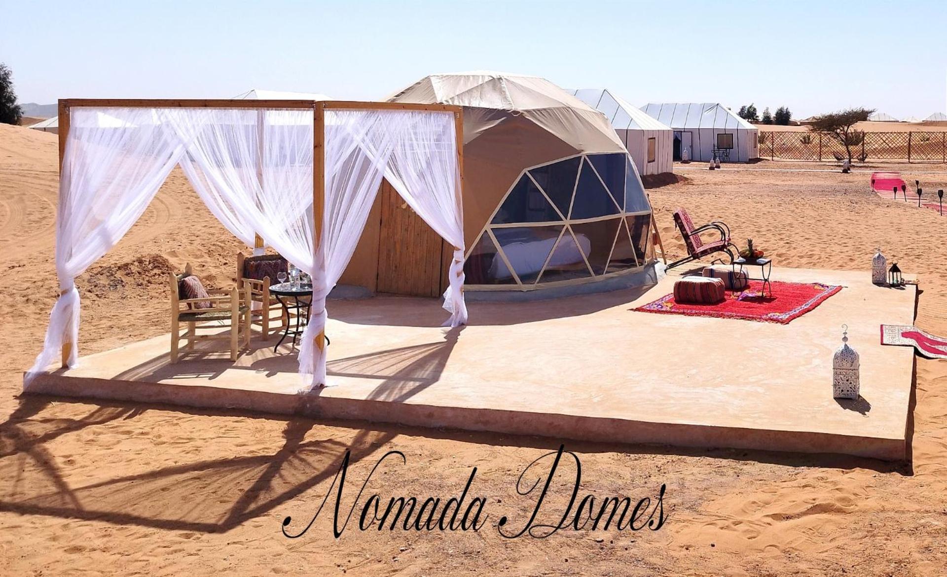 Nomada Domes Camp With Airco Hotell Merzouga Eksteriør bilde