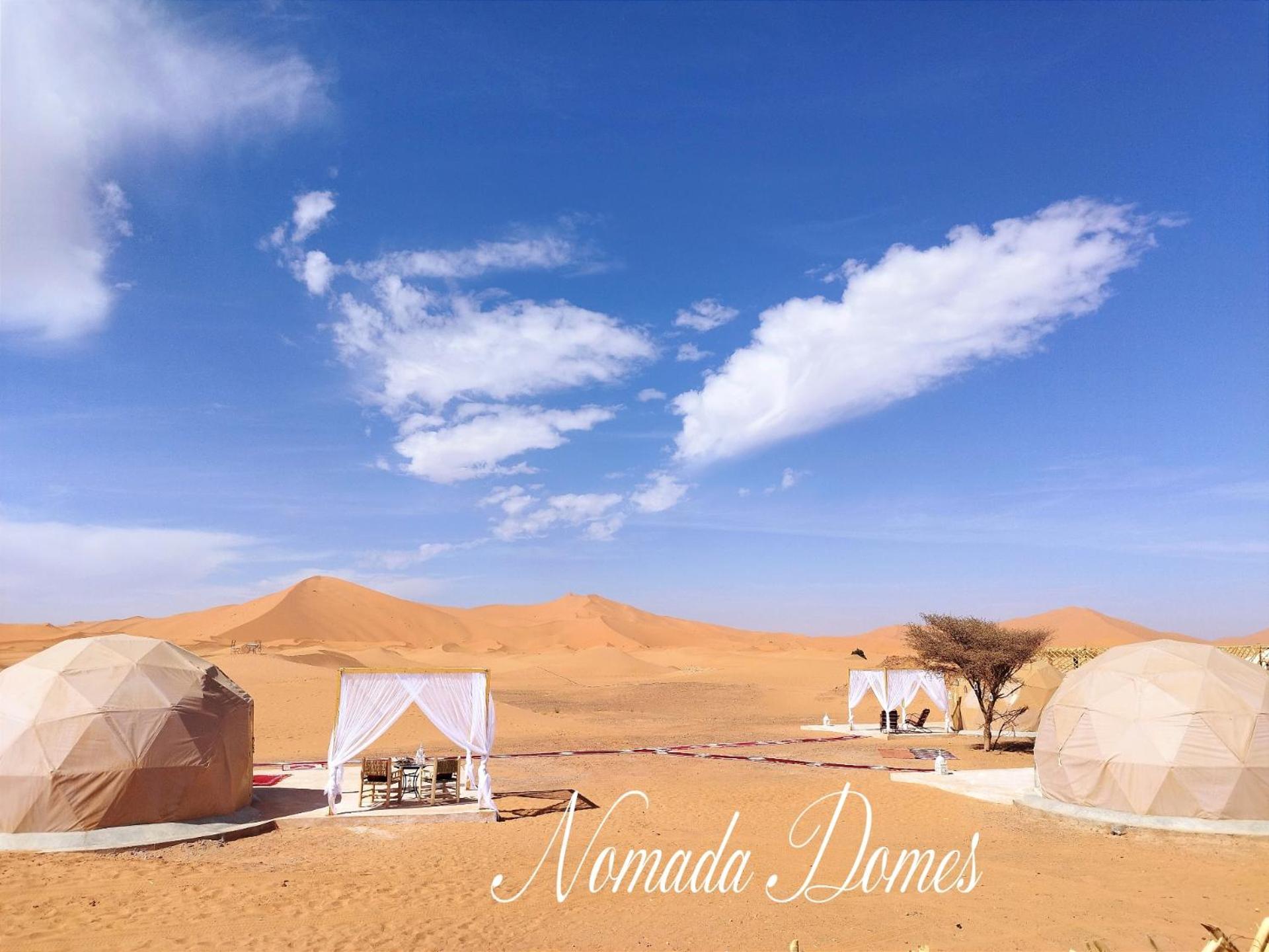 Nomada Domes Camp With Airco Hotell Merzouga Eksteriør bilde
