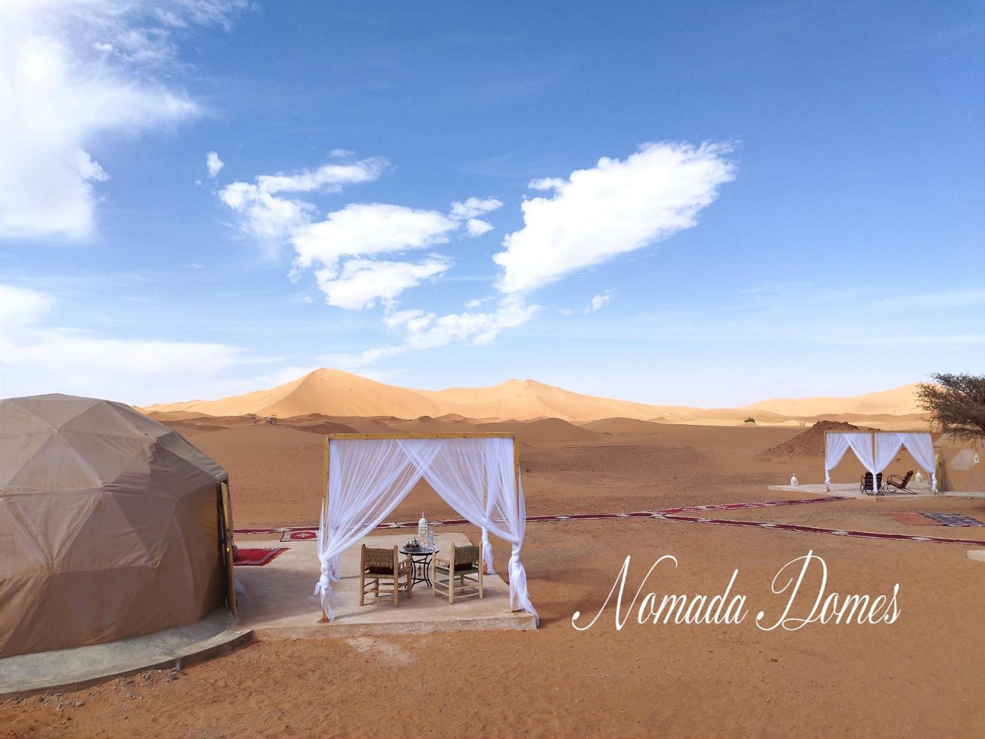 Nomada Domes Camp With Airco Hotell Merzouga Eksteriør bilde