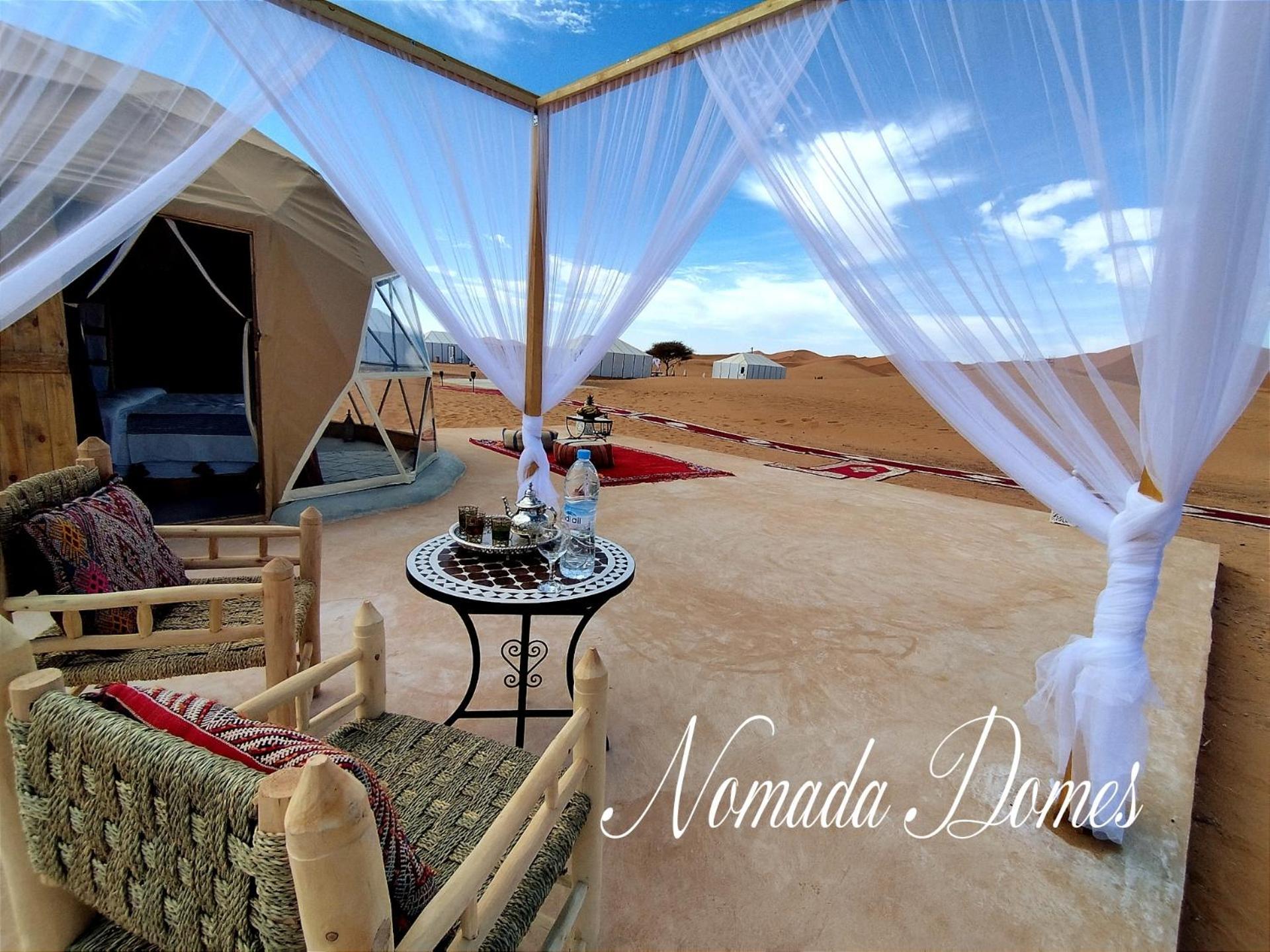 Nomada Domes Camp With Airco Hotell Merzouga Eksteriør bilde